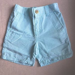 Janie & Jack cotton Oxford fabric shorts